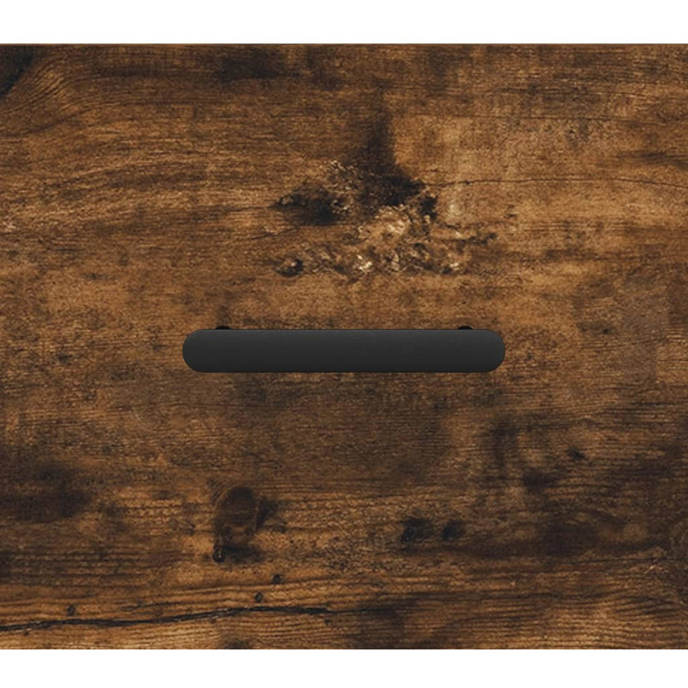 vidaXL 3 Drawer Smoked Oak Sideboard Image 9