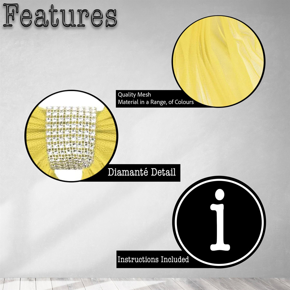 Shatchi Gold Diamante Giant Bow Door Cover Image 4