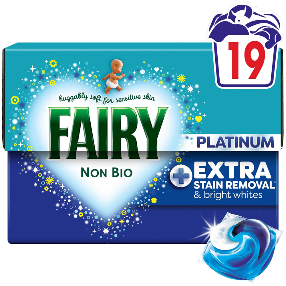 Fairy Non Bio Platinum Laundry Pods 19 Image 3