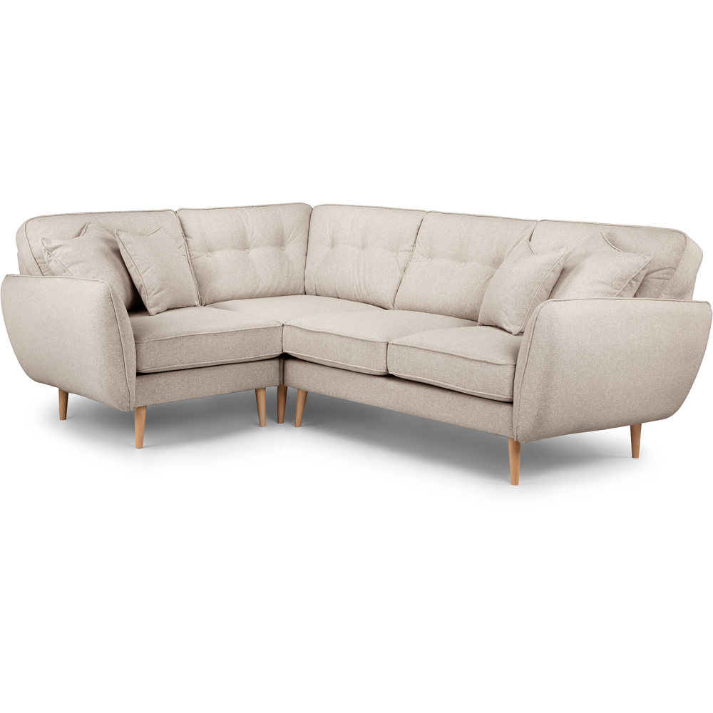 Opry Faro 4 Seater Button Back Beige Right Hand Corner Sofa Image 2