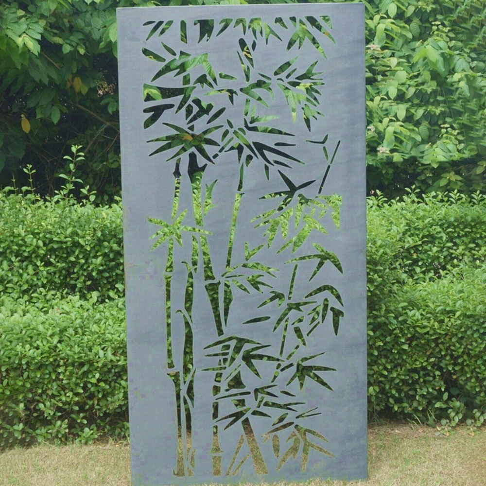 Inspirational Gifting Bamboo Decorative Steel Screen Wall Art 6 x 3ft Image 4