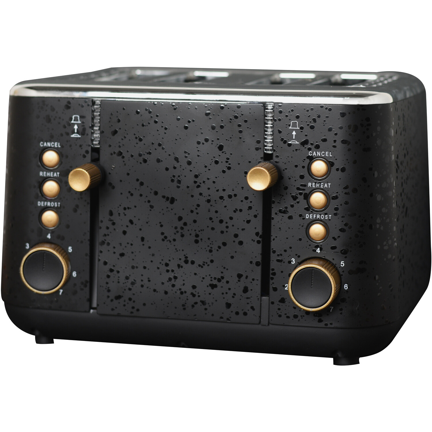 Kaiseki Black Four Slot Toaster Image 1