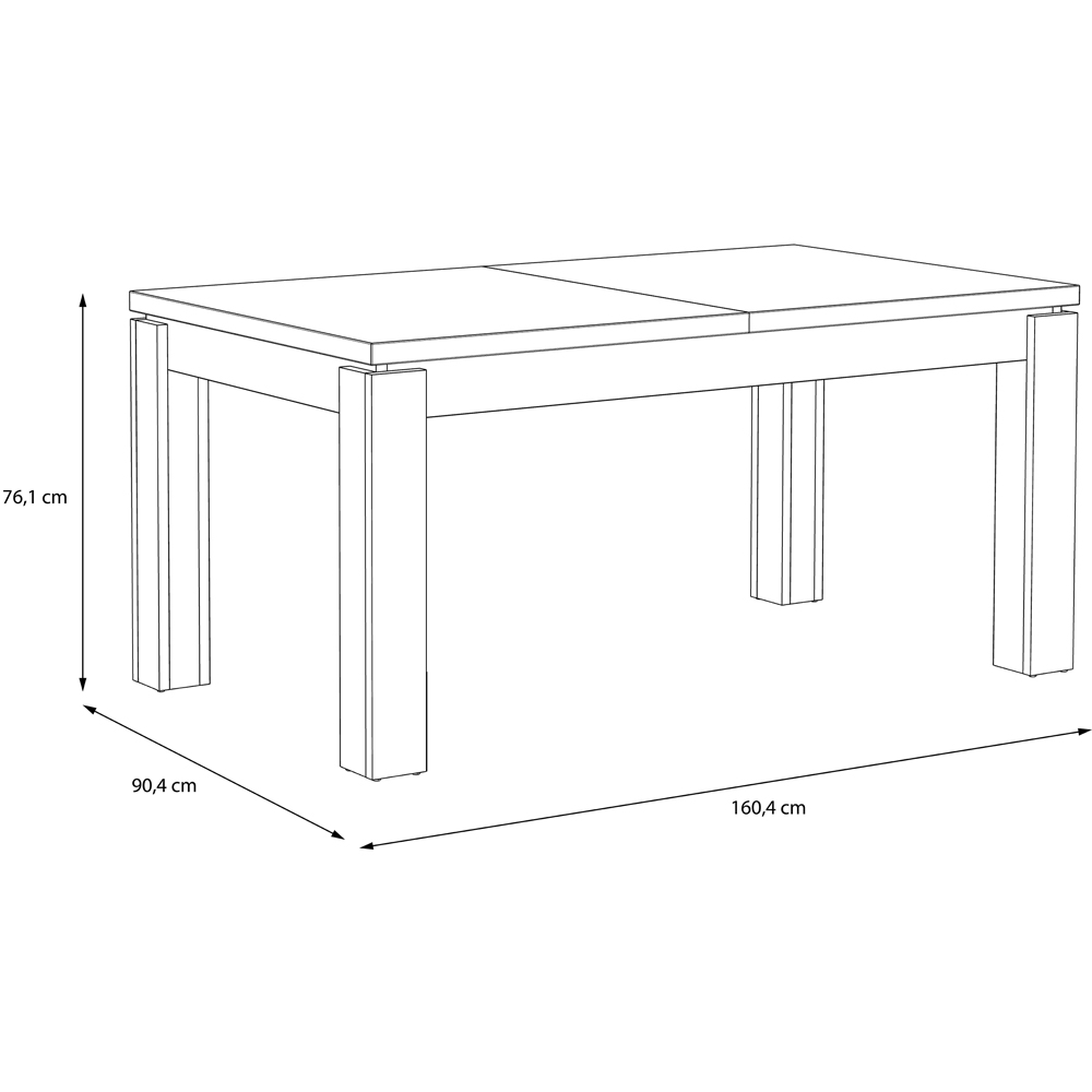 Florence Trondheim 8 Seater Extending Dining Table Artisan Oak Image 8