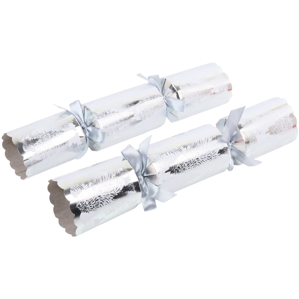 Pack of 6 Silver Tree Deluxe Crackers Image 4