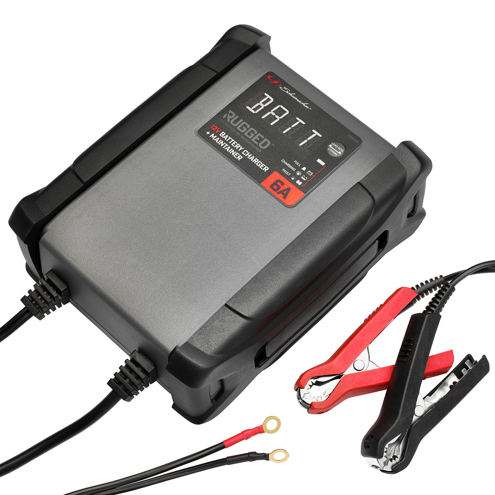 Schumacher SPX459 Rugged 12V Battery Charger and Maintainer 6A Image 1