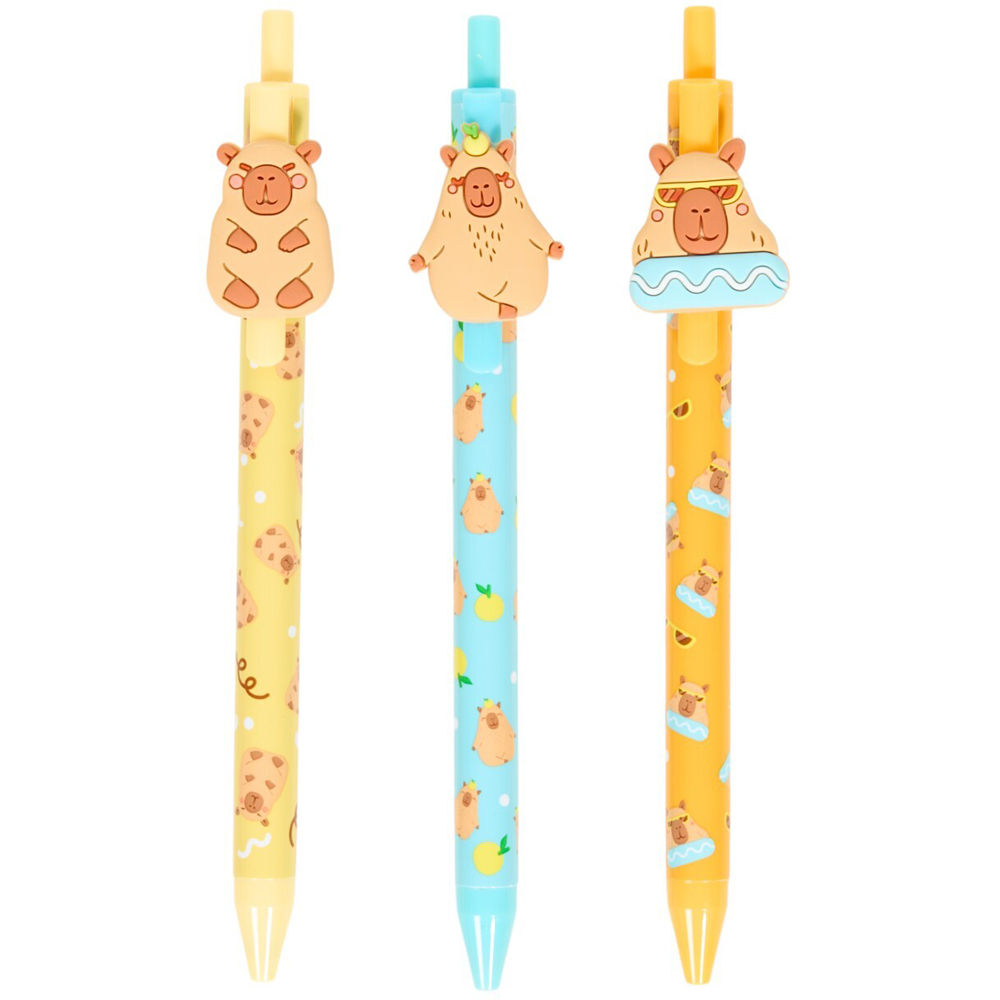 Pack of 3 Capybara Pens Image 2
