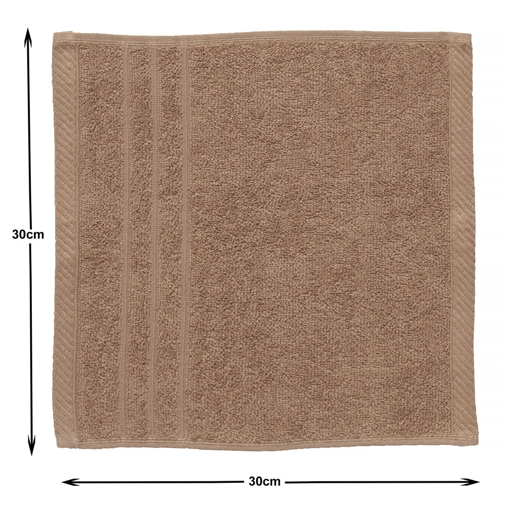 Wilko Hessian Face Cloths 2 pack Image 3