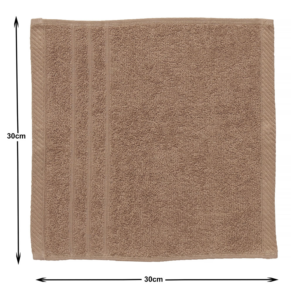 Wilko Hessian Face Cloths 2 pack Wilko