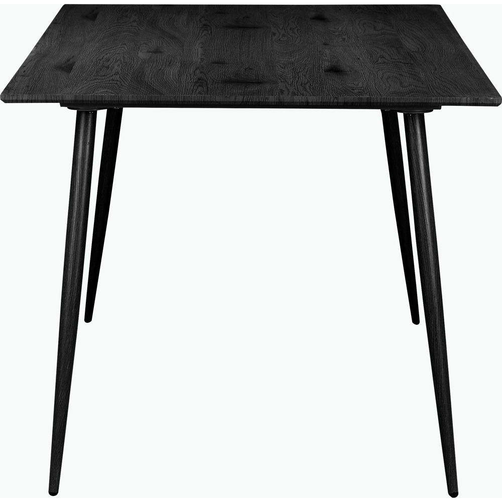 Loft24 Monza 6 Seater Black Rectangular Dining Table Image 4
