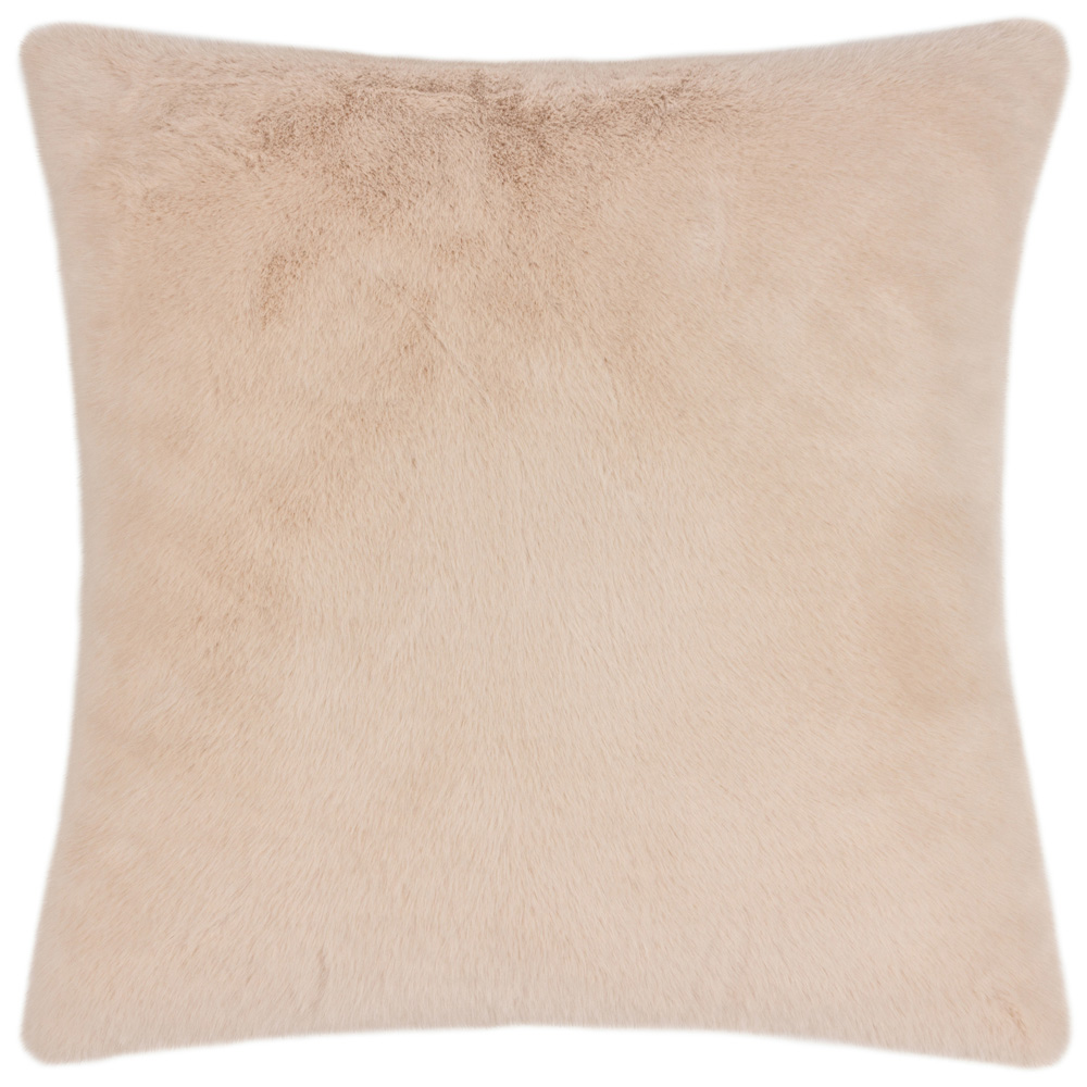 Paoletti Stanza Brulee Faux Fur Cushion Image 1
