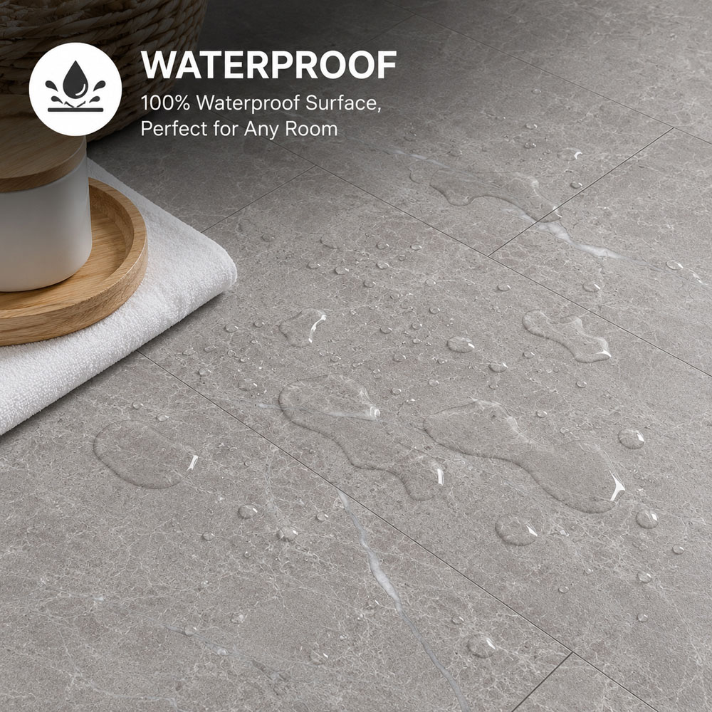 Britwall Axis Grey Wood-Embossed SPC Vinyl Flooring 620 x 310mm 10 Pack Image 6