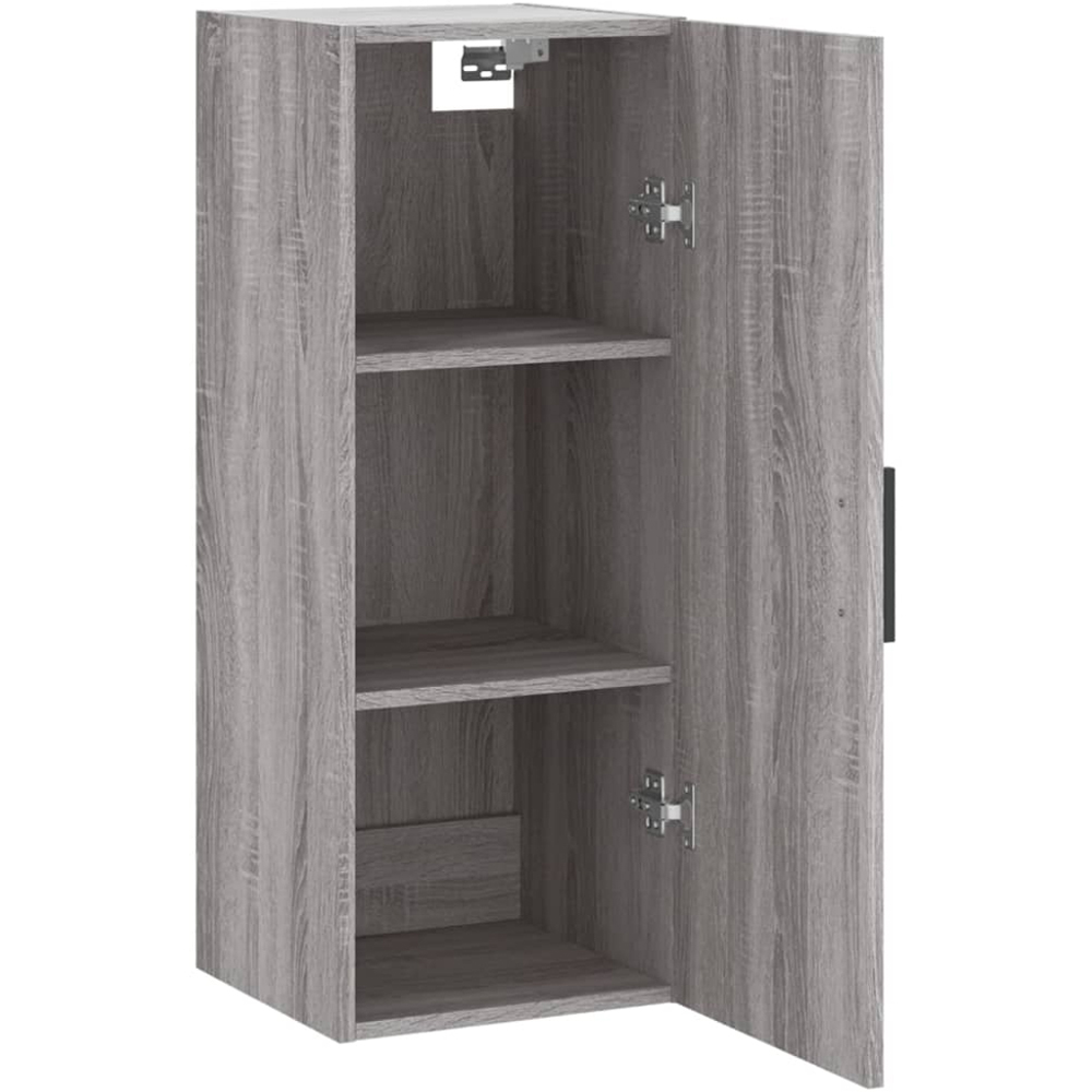vidaXL Single Door Grey Sonoma Wall Mounted Cabinet Image 6