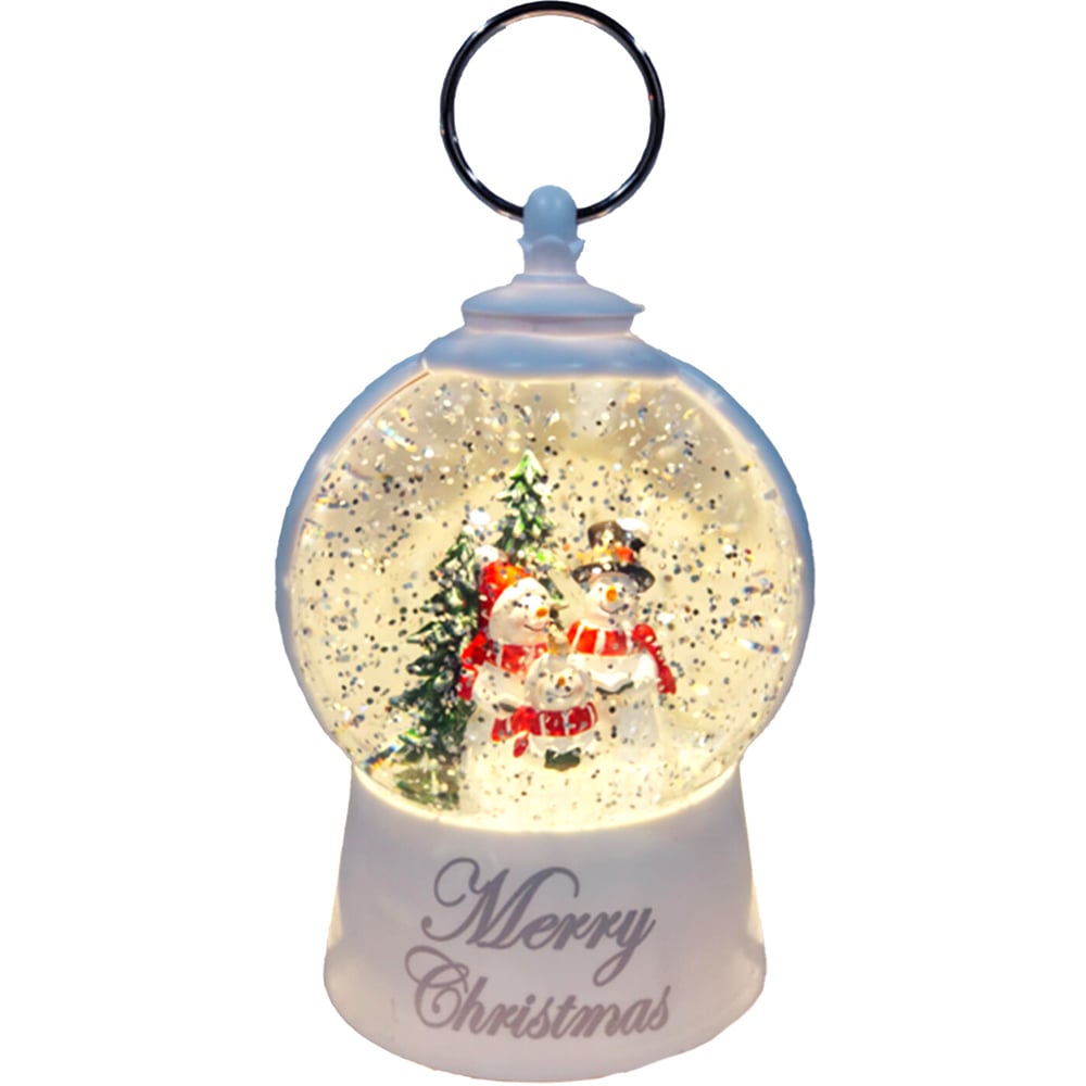 Merry Christmas Snowman LanternMulticolour Image 1