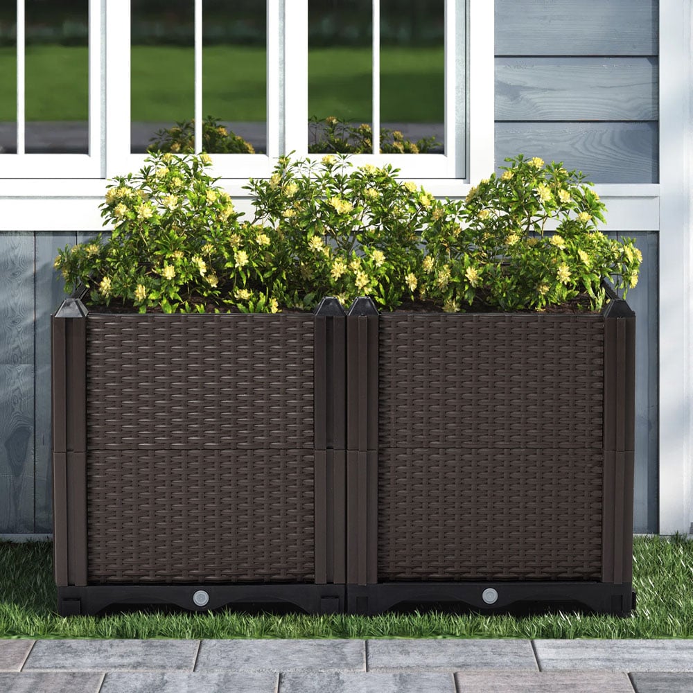 Living and Home Plastic Raised Garden Bed Planter Box 60 x 30cm Image 7