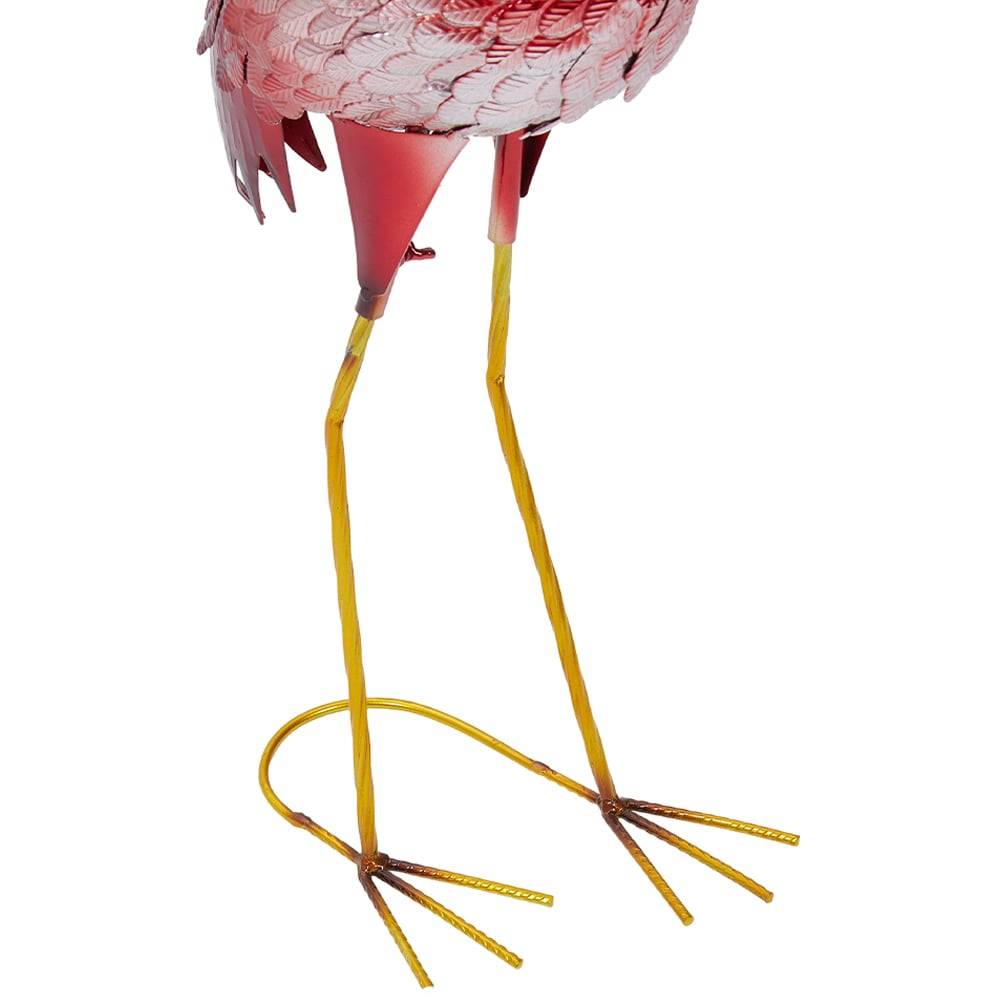 Living and Home Metal Flamingo Garden Statue Ornament Decoration Image 4