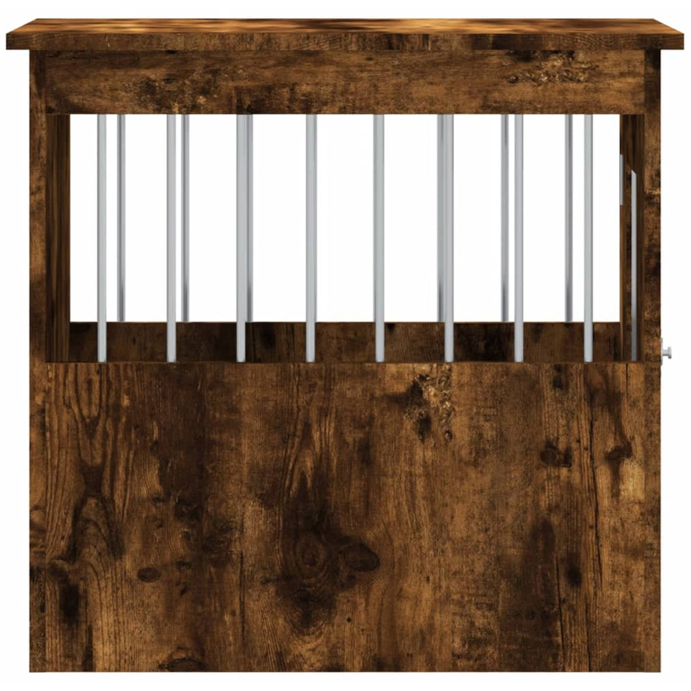 vidaXL Sonoma Oak Engineered Wood Dog Crate Furniture 59 x 45 x 62cm Image 8