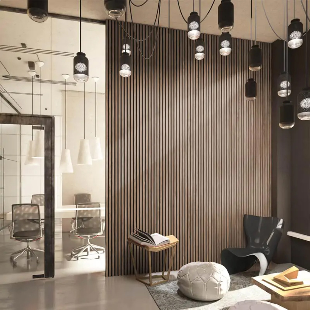 Proclad Walnut Wood Slat Wall Panel 240 x 60cm Image 5