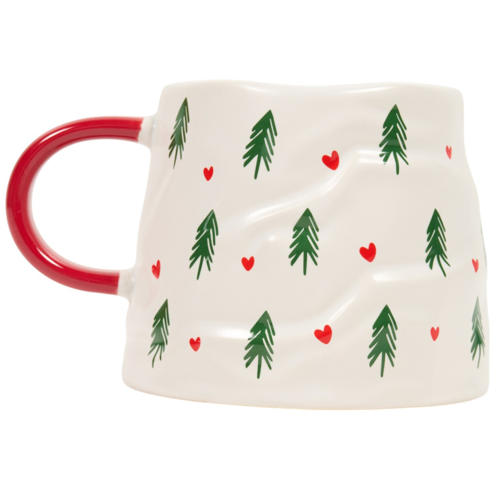 Bows or Trees Heart Mug Image 4