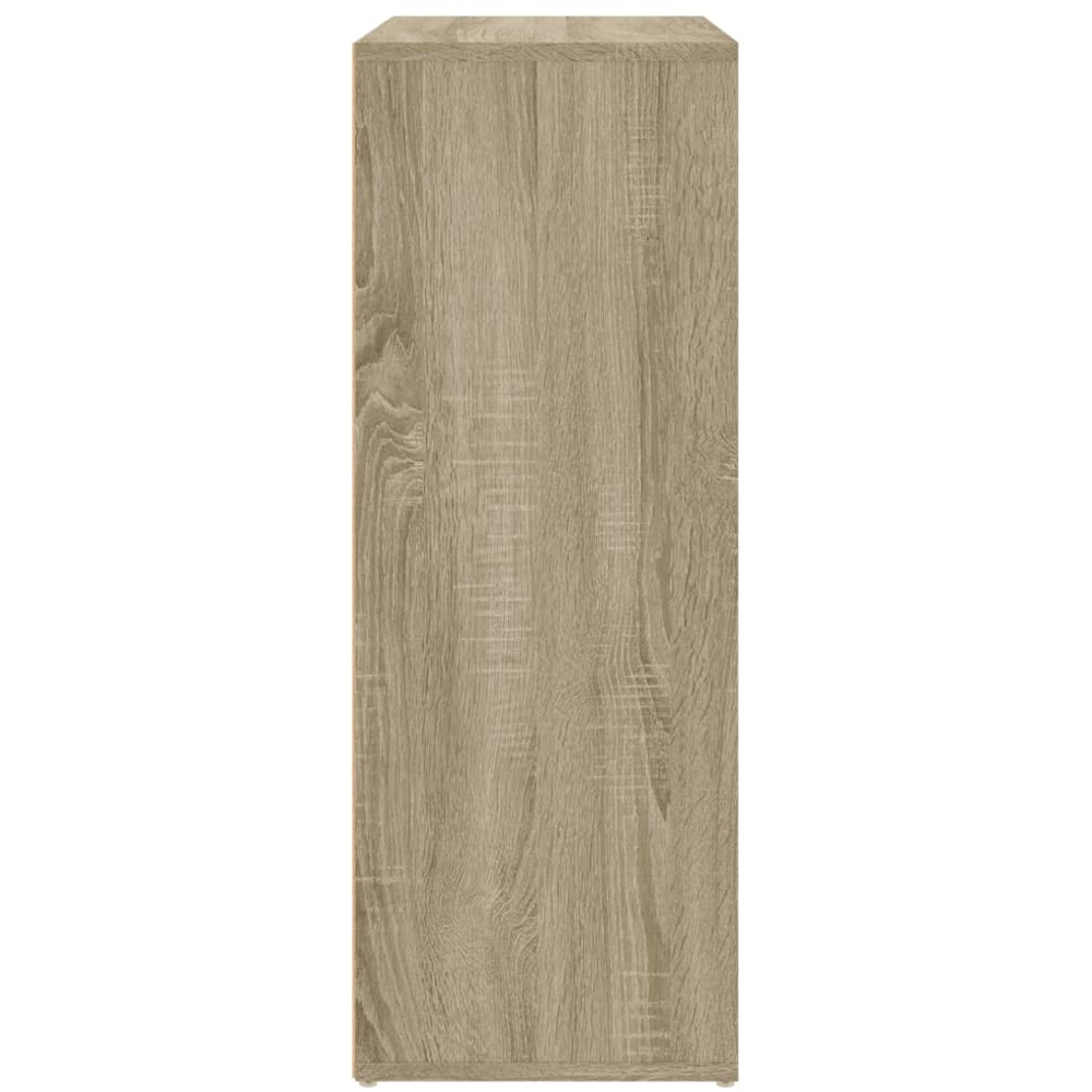 vidaXL 4 Drawer Sonoma Oak Wide Sideboard Image 5