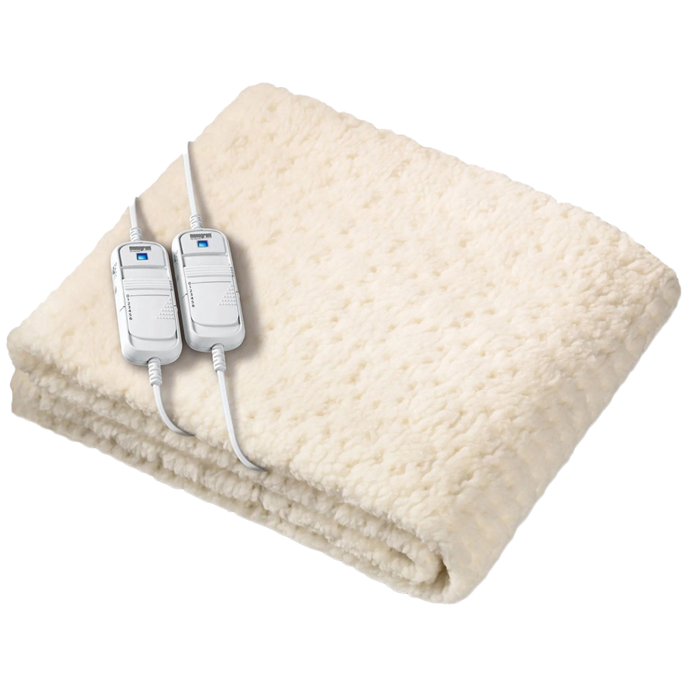 Monogram King Size Heated Mattress Protector Image