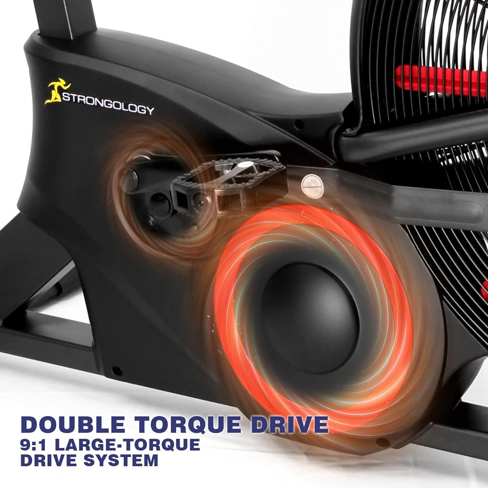 Strongology Titanium Black Adjustable Resistance Exercise Bike Image 4