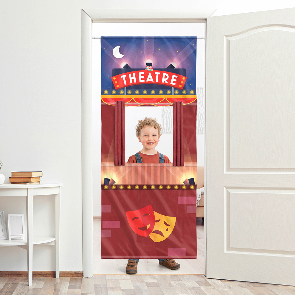 Toyrific Pop Up Playtown Theatre Role Play Curtain Image 5