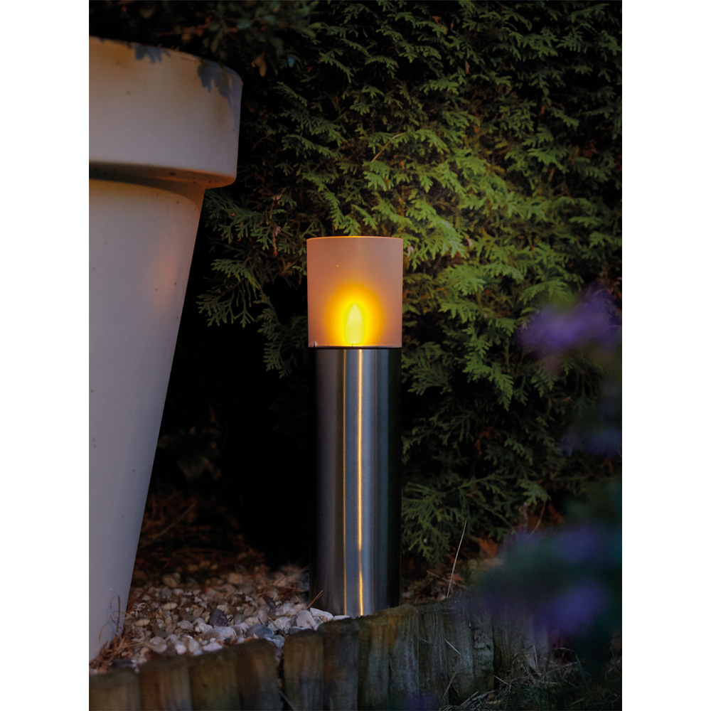 Luxform Lambada White LED Garden Solar Spike Light Image 4