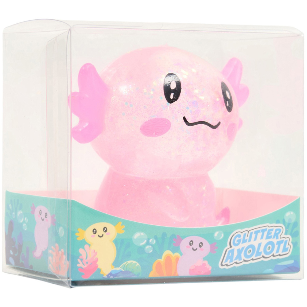 Glitter Axolotl Squeeze Toy Image 4