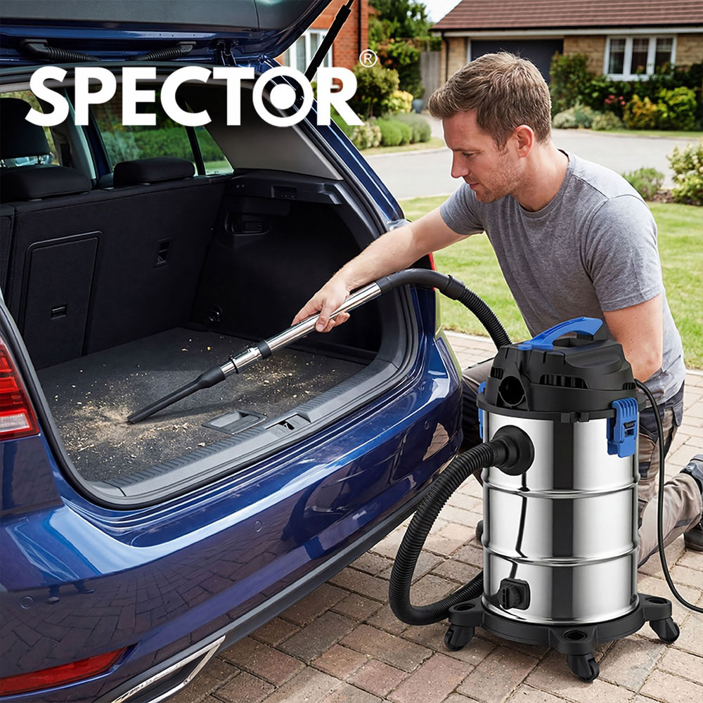 Spector RB1023-SL-UK Wet and Dry Heavy Duty Vacuum Cleaner 1400W Image 8