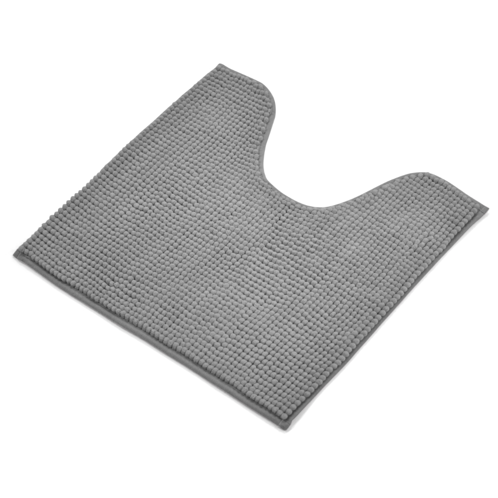 Mayfair Grey Shaggy Noodle Bath Mat 50 x 80cm Image 3