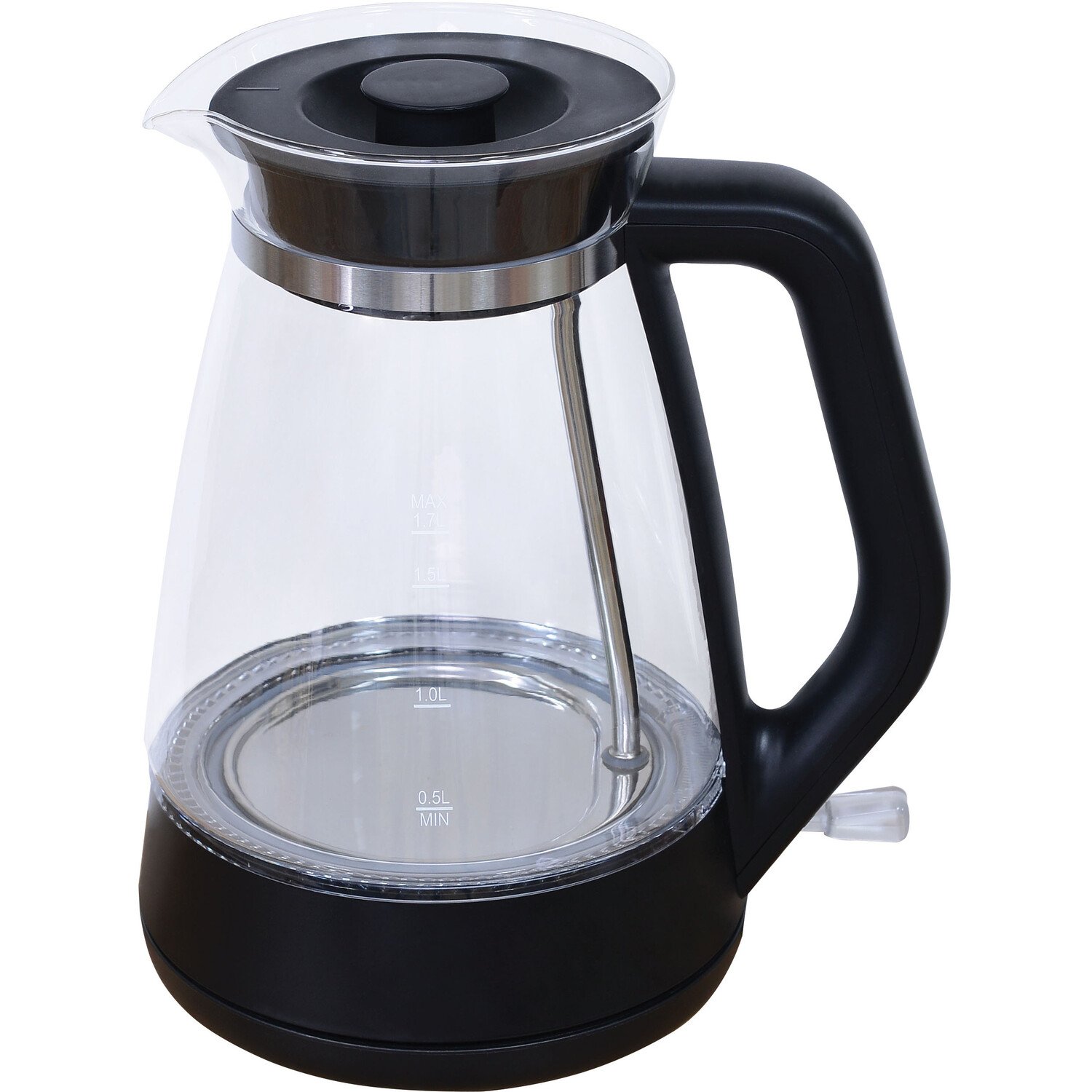 Glass Kettle - Black Image 1