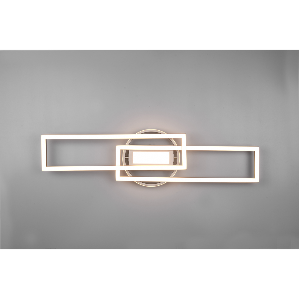 TRIO Twister Matt Nickel LED Ceiling Light Image 6