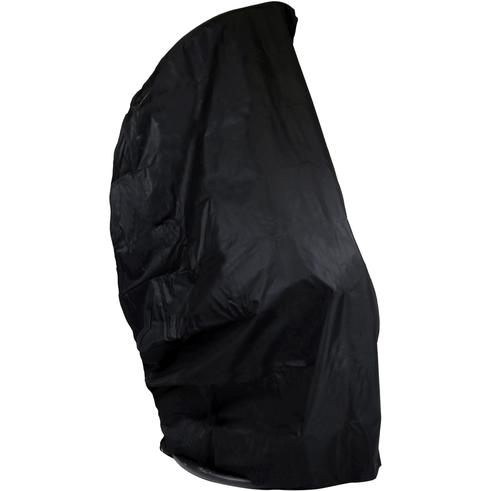 Charles Bentley Black Rattan Swing Chair Cover Image 3