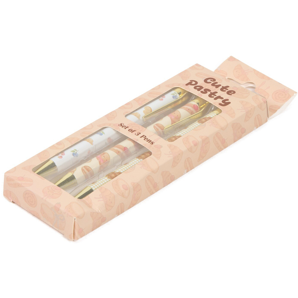 Pack of 3 Cute Pastry Pens Image 3