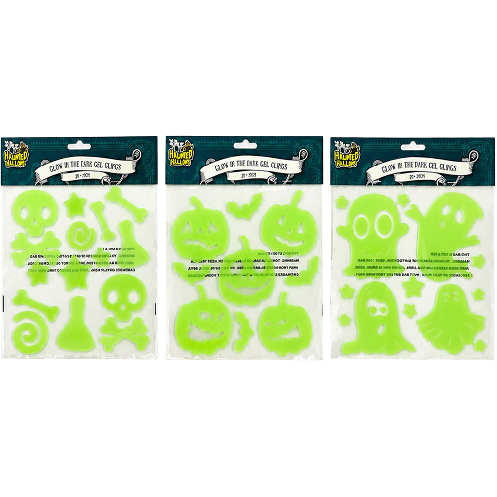 Glow in the Dark or Blood Gel Clings Pack Image 2
