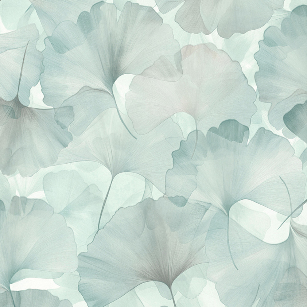 Erismann Elysium Ginko Dream Blue Wallpaper Image 1