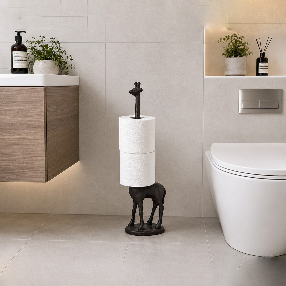 Avilo Giraffe Toilet Paper Roll Holder Image 2
