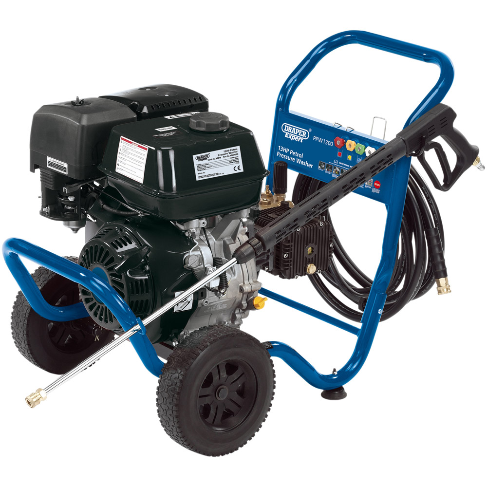 Draper Expert 83819 Blue Petrol Pressure Washer 13Hp Image 2