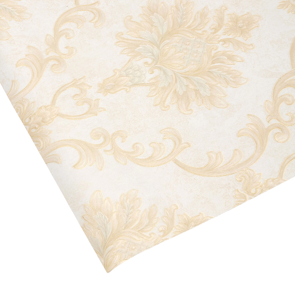 Living and Home Textured 3D Embossed Gold Non-Pasted Wallpaper Image 5