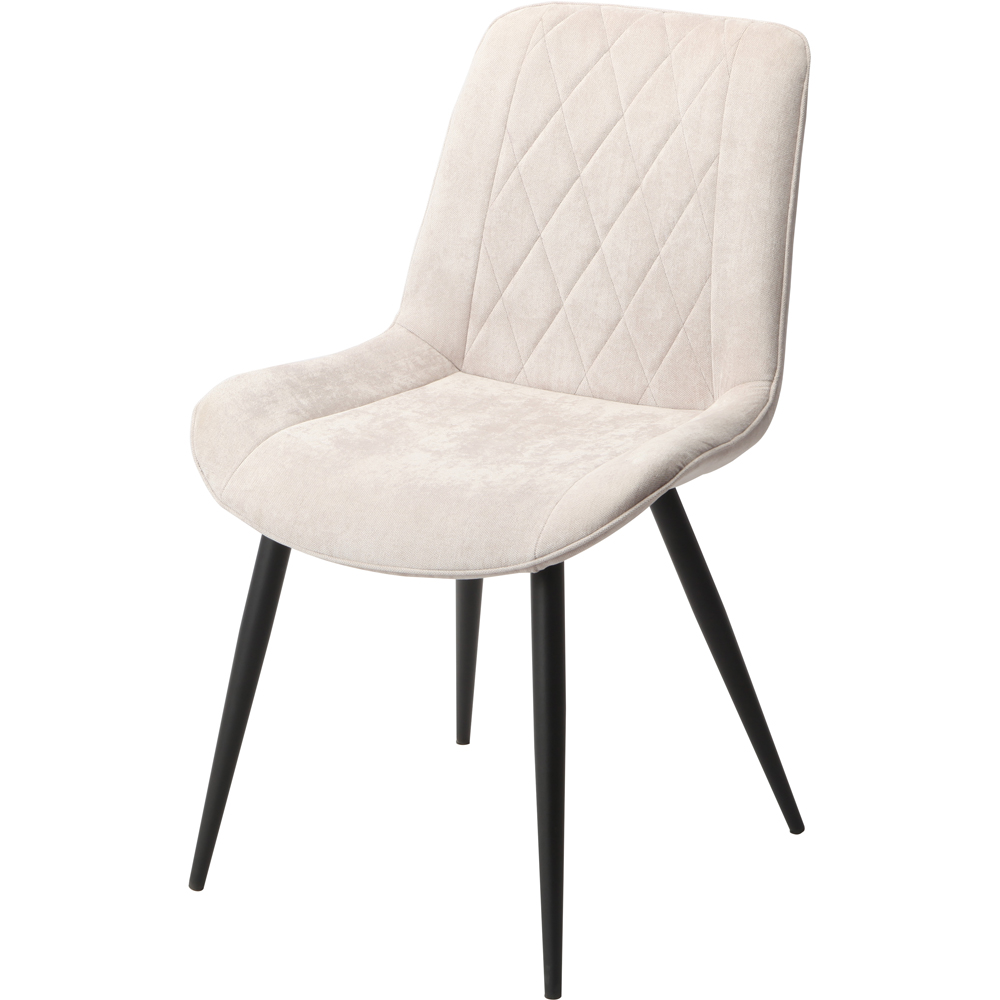 Core Products Aspen 4 Seater Round Dining Set White and Natural Image 3