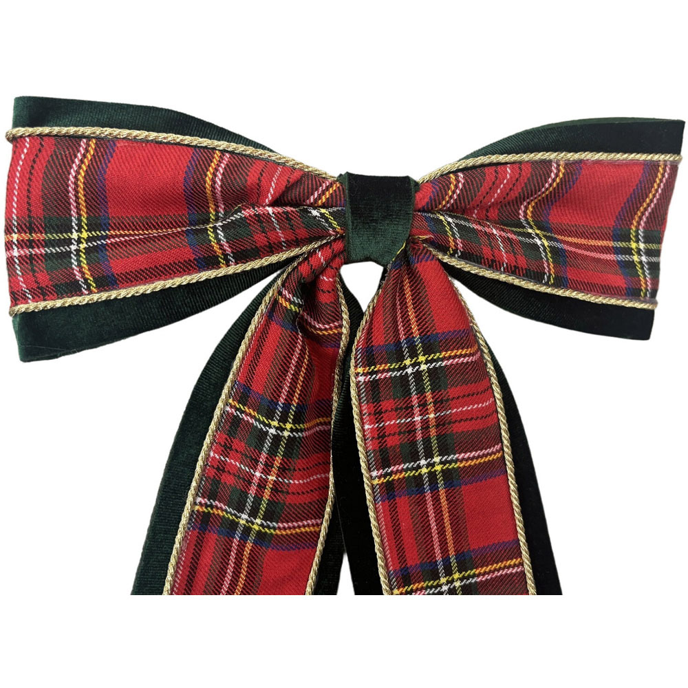 Heritage Tartan Bow Clip Image 4