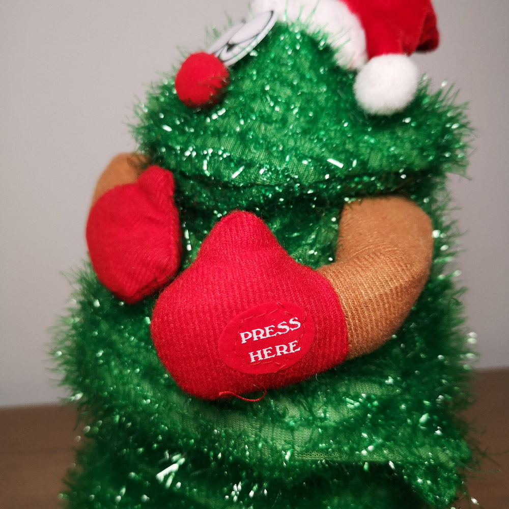 Premier Animated and Musical Singing Dancing Norbert Christmas Tree Decoration 28cm Image 3