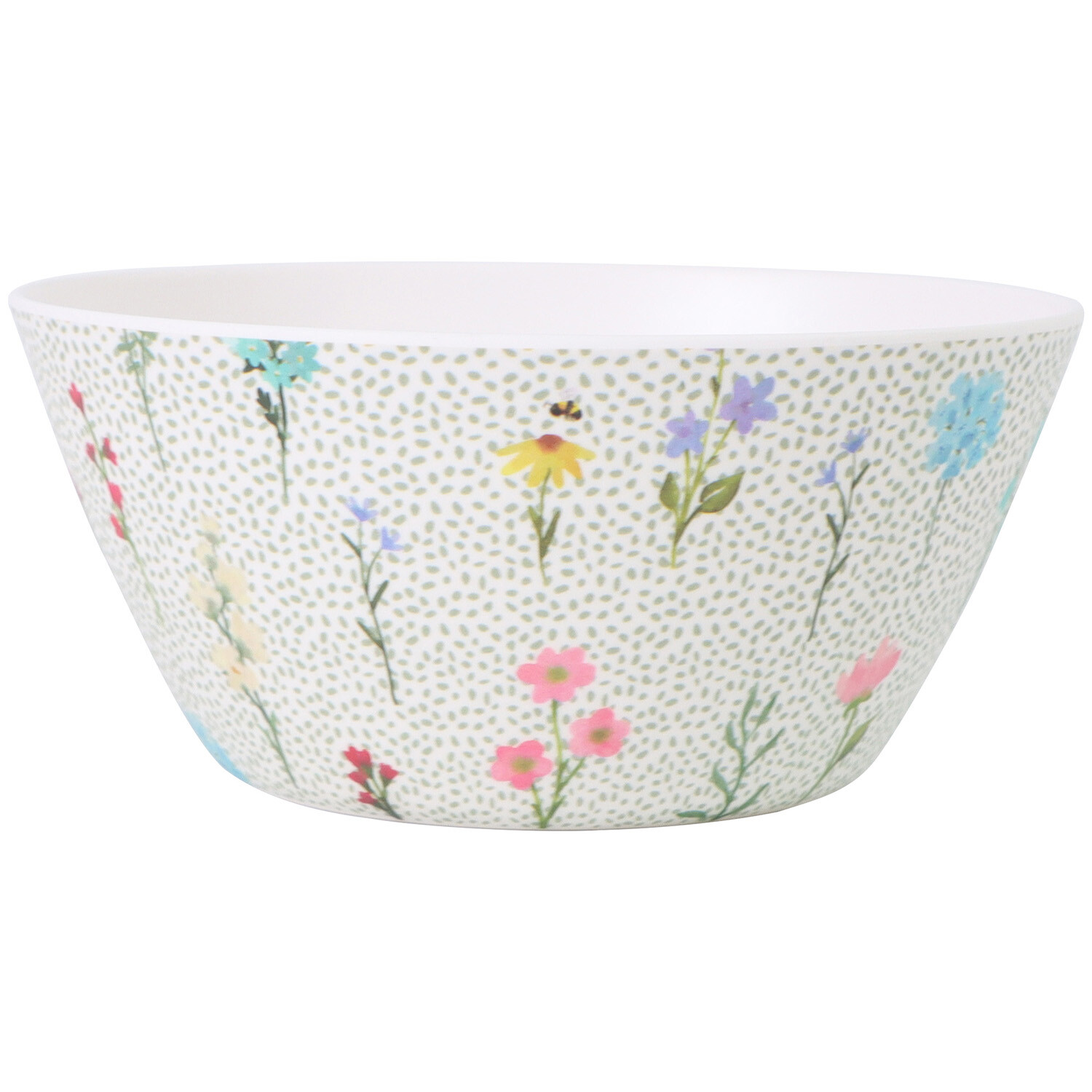 Flower Market Bowl - White Image 1
