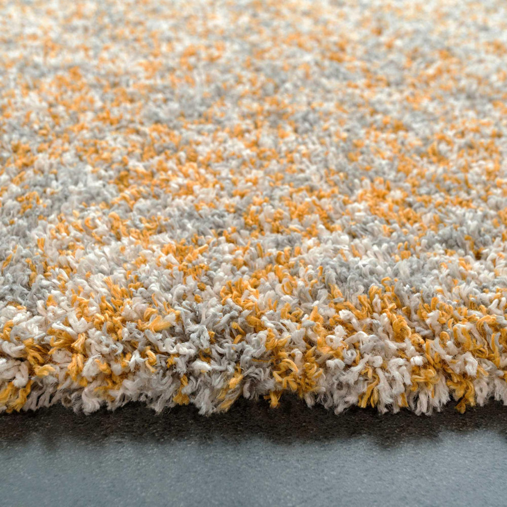 Kukoon Kinsale Yellow Multicolour Shaggy Mottled Rug 200 x 290cm Image 3