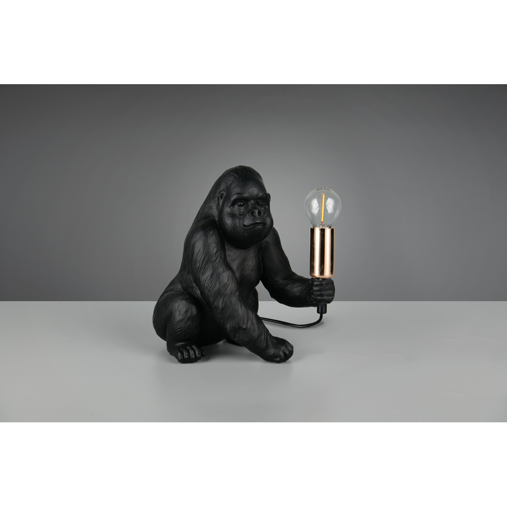 TRIO Kong Black Table Lamp Image 3