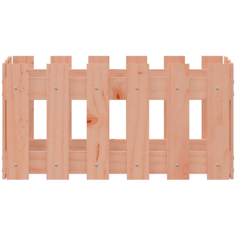vidaXL Natural Douglas Wood Garden Planter 30 x 30 x 60cm Image 4