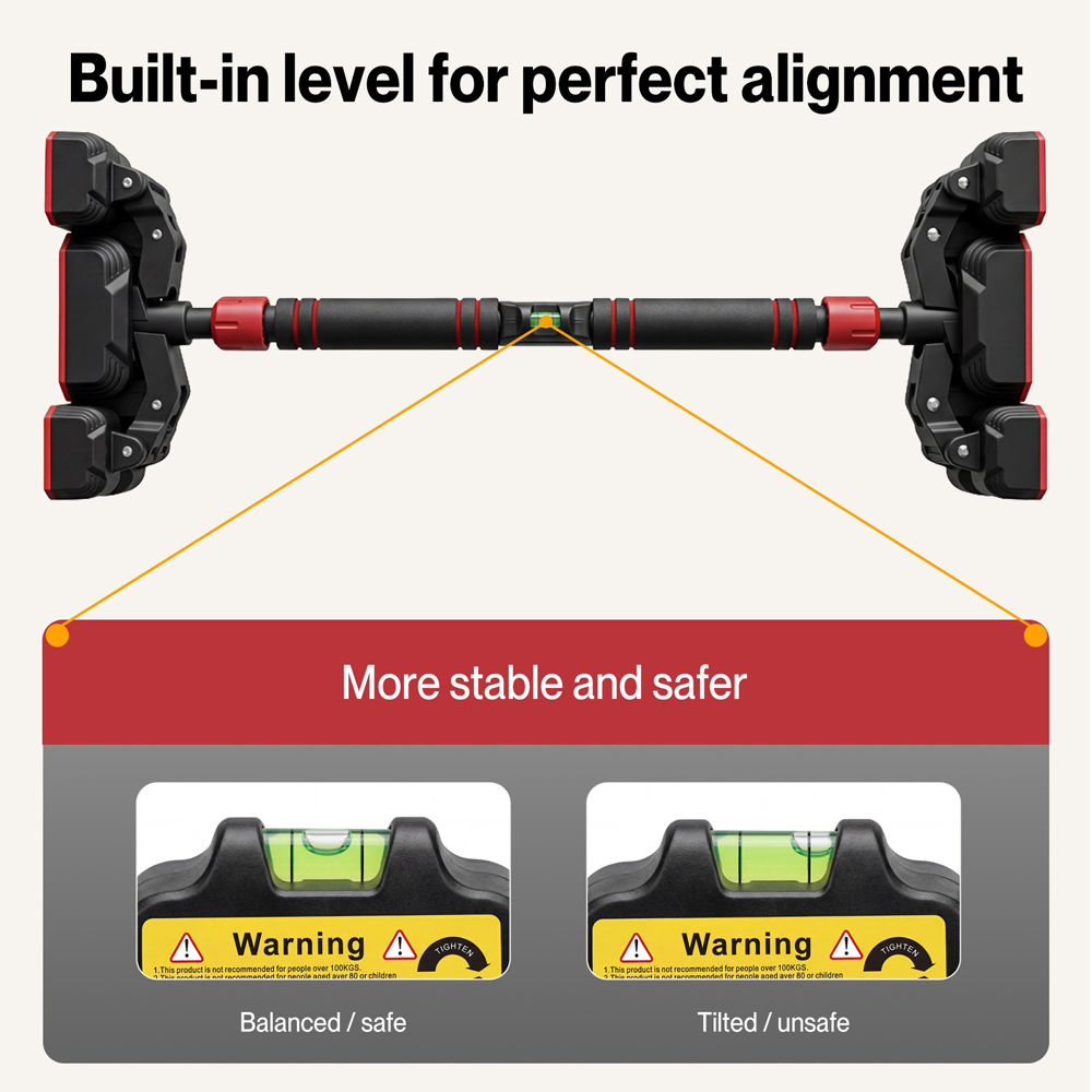 Traderight Centra Doorway Pull Up Bar 200kg Image 5