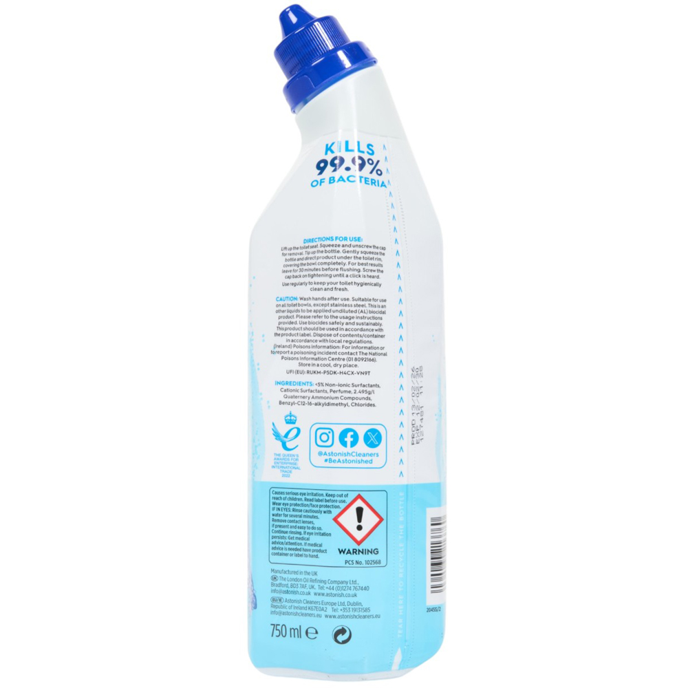 Astonish Toilet Fresh Gel - Ocean Image 2