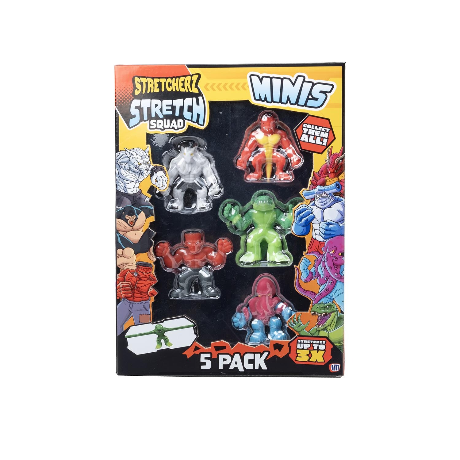 5 Pack Stretch Squad Minis - Yellow Image 1