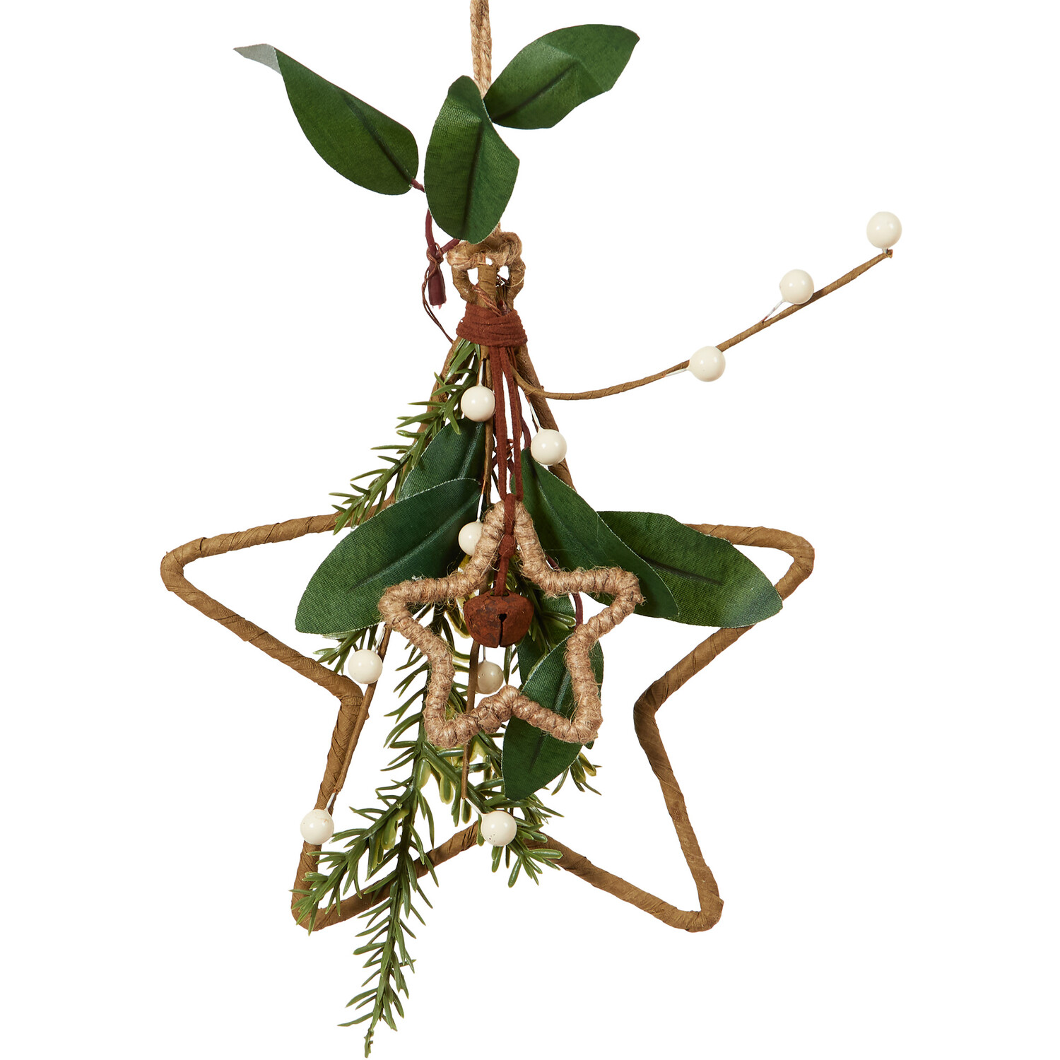 Hanging Floristry Star Decoration Image 2